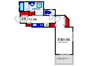 ランティエ豊中の物件間取画像